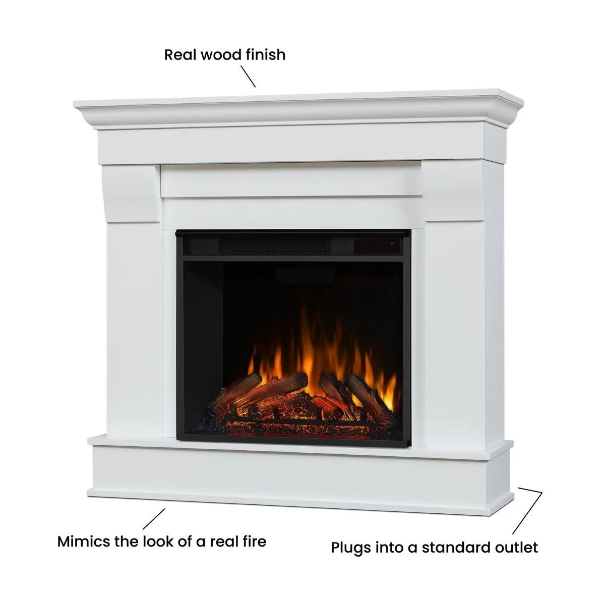 Real Flame Chateau Electric Fireplace