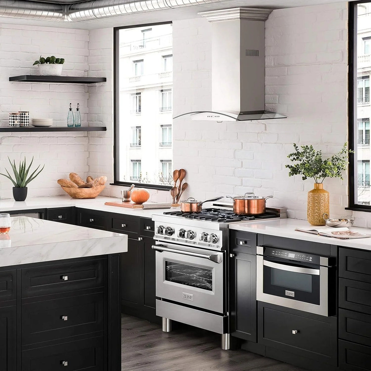 ZLINE 30″ Dual Fuel Range RA30