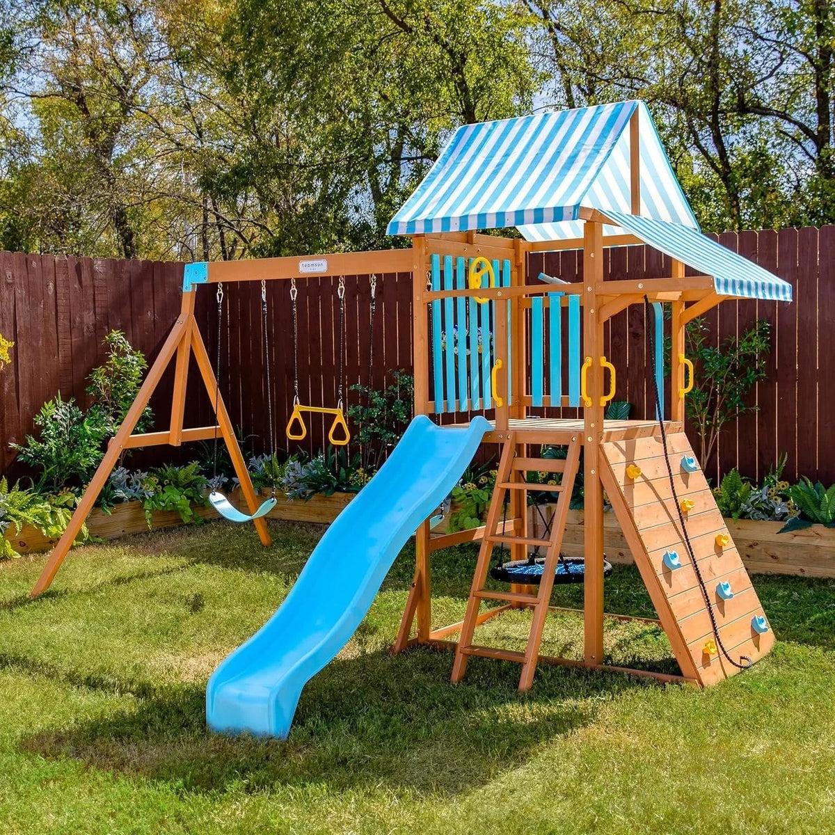 Teamson Kids Laguna Swing Set Playset